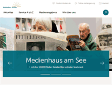 Tablet Screenshot of medienhaus-am-see.de